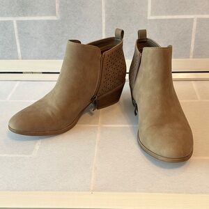 Xappeal Taupe Ankle Booties